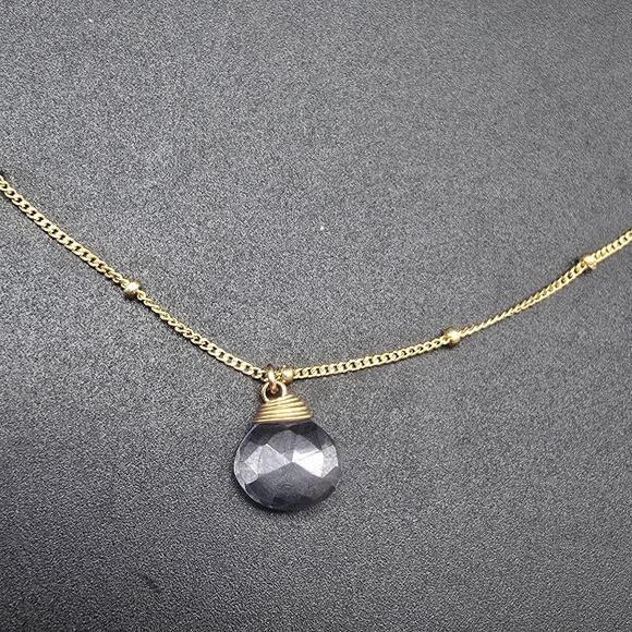 Lotus Jewelry Studio Trinket Stone Necklace Spinel Pendant 925 Gold Filled - Picture 2 of 12